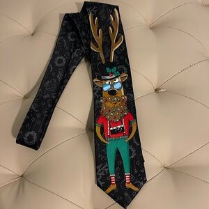 Holiday Traditions by Hallmark Licensing Christmas Reindeer Neck Tie